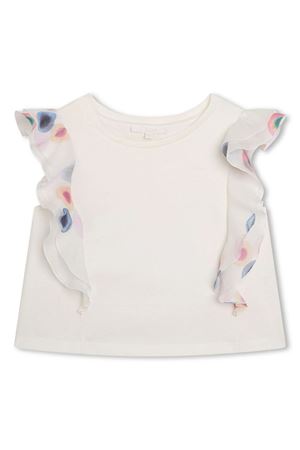 camicia in cotone bianco CHLOE' KIDS | C20103117